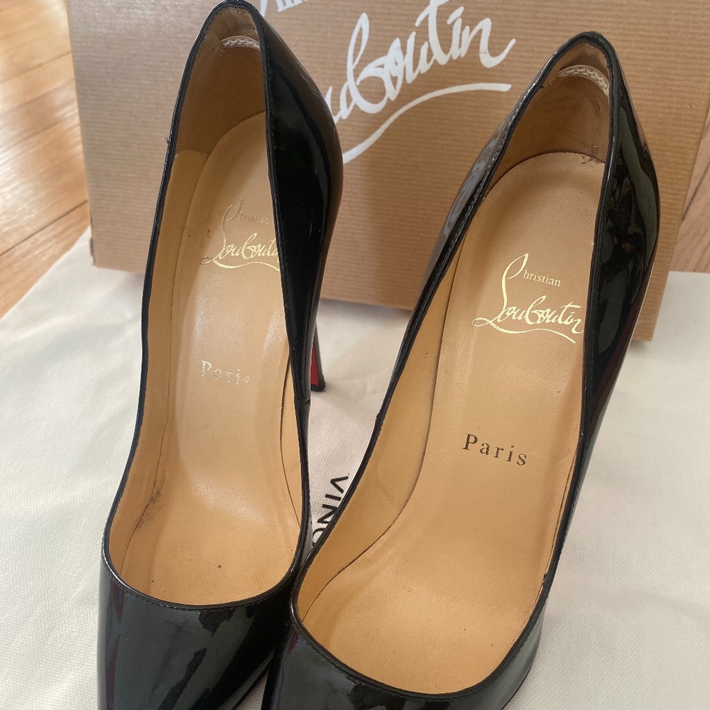 Christian Louboutin So Kate 120 Patent Leather Pumps